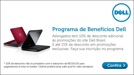 Parceria OABSP/CAASP e DELL - Inscreva-se e ganhe seu desconto.